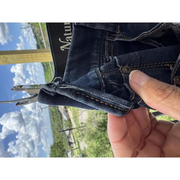 Natural Reflections Women's Dark Denim Jeans- Ab Slimmer- Size 6 - Picture 4 of 8